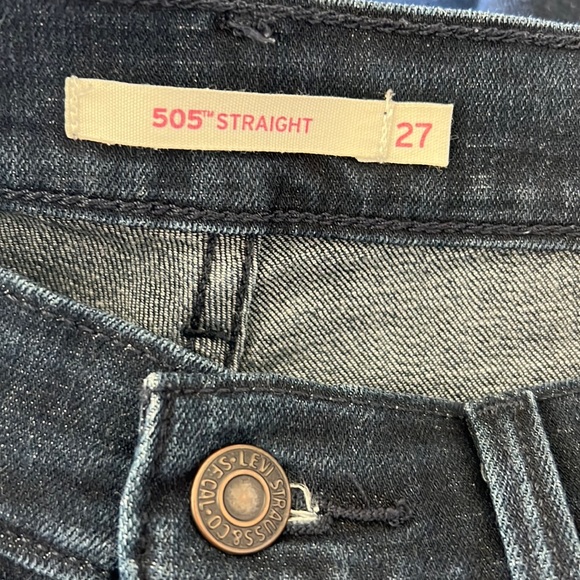 Levi’s 505 Straight Leg Jeans Size 27 - Picture 10 of 13